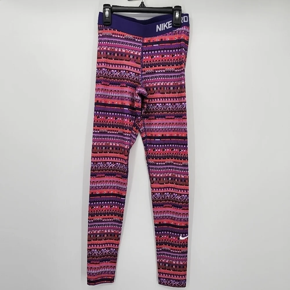 Nike WOMEN'S Pro Hyperwarm 8 Bit Printed Training Tights Women's Small
